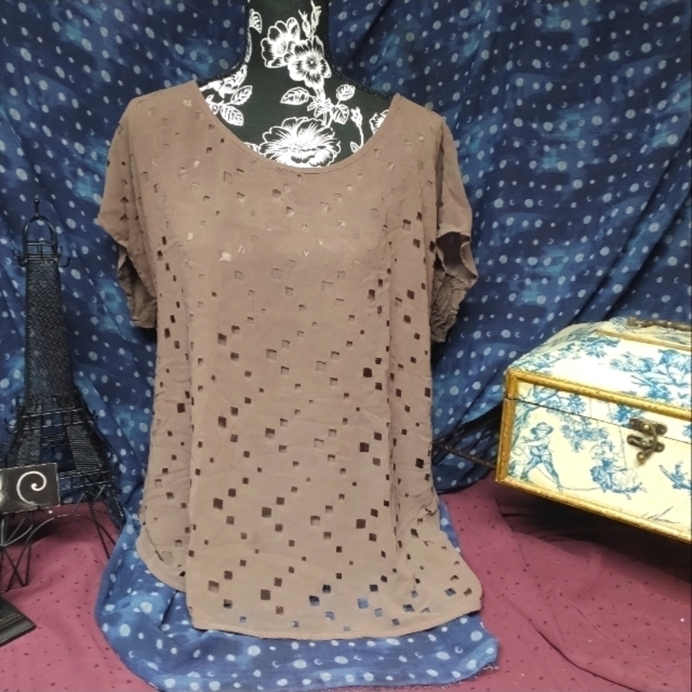 COMPANY Ellen Tracy Dusty Mauve Purple XL